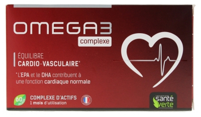 Santé Verte Omega 3 Complexe 60 Capsules