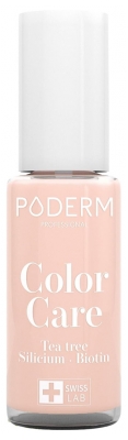 Poderm Color Care Nail Polish Tea Tree Care 8 ml - Colour: 903: Powder Pink