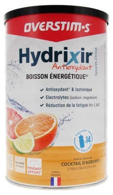 Overstims Hydrixir Antioxydant 600 g - Saveur : Cocktail d'Agrumes