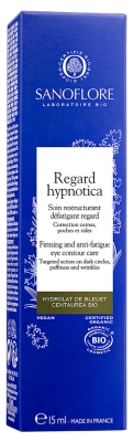 Sanoflore Regard Hypnotica Concentré Botanique Défatigant Anti-Age Bio 15 ml