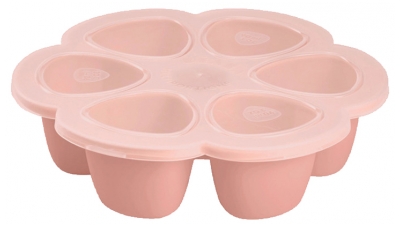Béaba Multiportions Silicone 6 x 90 ml 4 Mois et + - Couleur : Rose