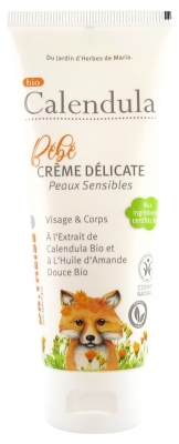Dr. Theiss Bio Calendula Bébé Crème Délicate Peaux Sensibles 75 ml
