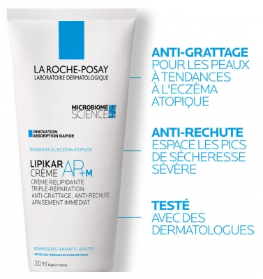 La Roche-Posay Lipikar AP+ M Crème Relipidante 200 ml