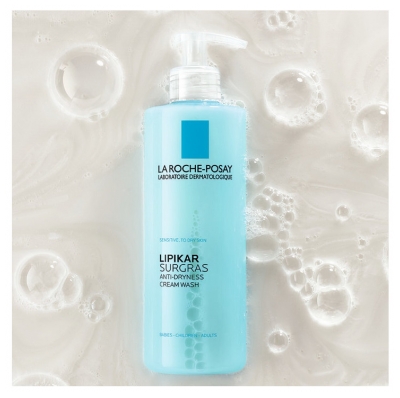 La Roche-Posay Lipikar Surgras Crème Lavante Anti-Dessèchement 400 ml