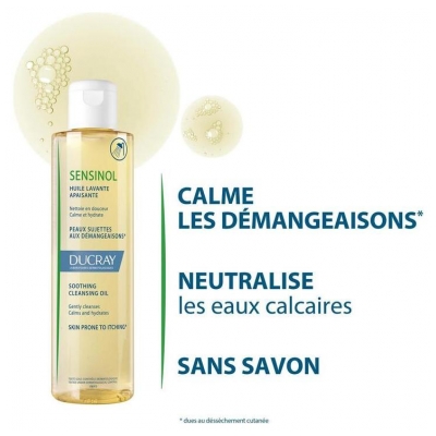 Ducray Sensinol Huile Lavante Apaisante 200 ml