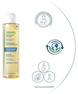 Ducray Sensinol Huile Lavante Apaisante 200 ml