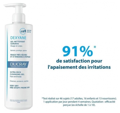 Ducray Dexyane Gel Nettoyant Surgras 100 ml