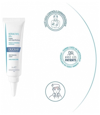 Ducray Keracnyl PP+ Anti-Blemish Cream 30ml