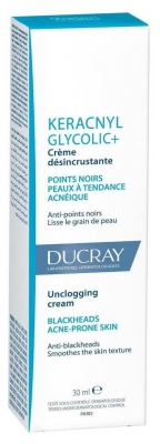 Ducray Keracnyl Glycolic+ Crème Désincrustante 30 ml
