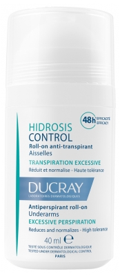 Ducray Hidrosis Control Roll-On Anti-Transpirant Aisselles 40 ml