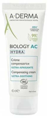 A-DERMA Biology AC Hydra Compensating Cream Ultra-Soothing Organic 40ml
