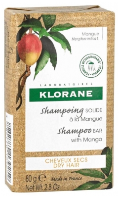 Klorane Shampoing Solide à la Mangue 80 g