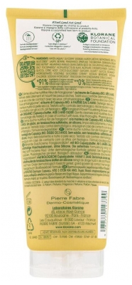 Klorane Crème Douche Nutritive au Cupuaçu Bio Fleur de Frangipanier 200 ml