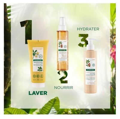 Klorane Crème Douche Nutritive au Cupuaçu Bio Fleur de Frangipanier 200 ml