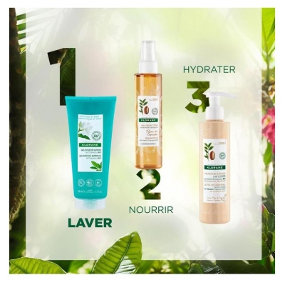Klorane Gel Douche Nutritif au Cupuaçu Bio Eau de Tiaré 200 ml