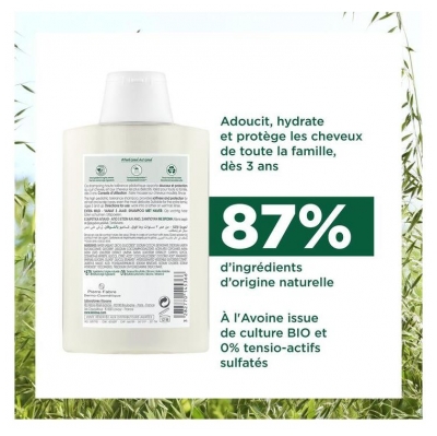 Klorane Extra-Doux - Tous Types de Cheveux Shampoing à l'Avoine 200 ml
