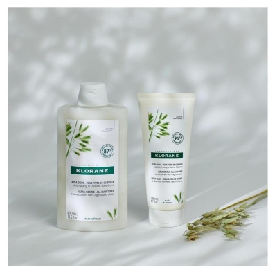 Klorane Extra-Doux - Tous Types de Cheveux Après-Shampoing à l'Avoine 50 ml