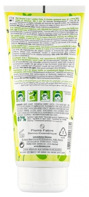 Klorane Junior Gel Douche 2en1 Corps et Cheveux 200 ml - Parfum : Poire