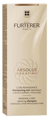 René Furterer Absolue Kératine Cure Renaissance Shampoing-Soin Réparateur Cheveux Abîmés Fragilisés 200 ml