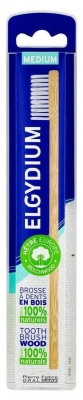 Elgydium Brosse à Dents en Bois Médium