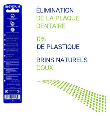 Elgydium Brosse à Dents en Bois Médium