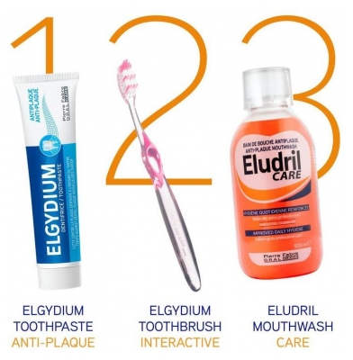 Elgydium Brosse à Dents Inter-Active Médium