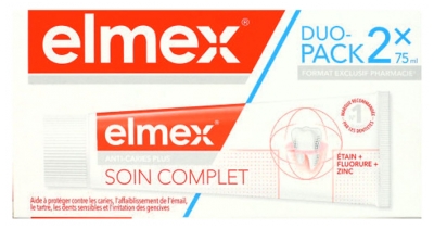 Elmex Complete Care Anticavity Toothpaste 2 x 75 ml