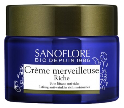 Sanoflore Crème Merveilleuse Riche Bio 50ml