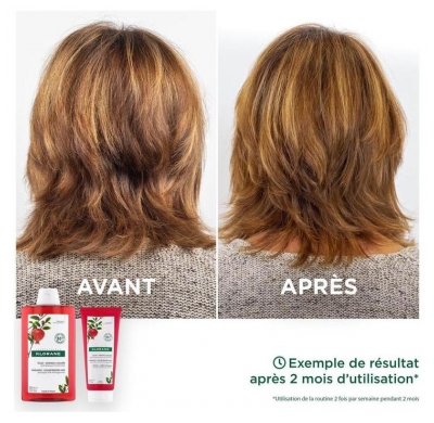 Klorane Éclat - Cheveux Colorés Shampoing à la Grenade 200 ml