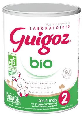 Guigoz Organic Milk 2nd Age From 6 Months Up to 1 Year 800 g