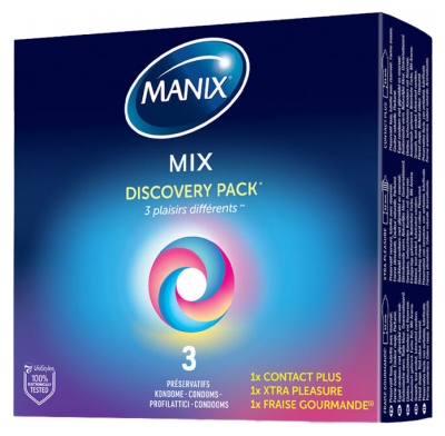 Manix Mix Discovery Pack 3 Préservatifs