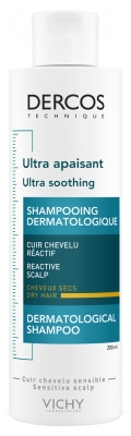 Vichy Dercos Ultra Soothing Shampoo for Dry Hair 200ml