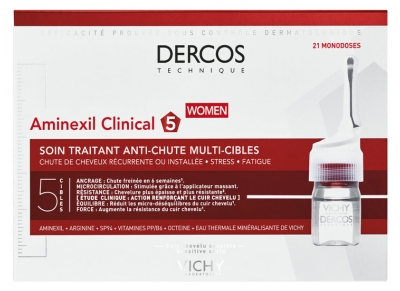 Vichy Dercos Aminexil Clinical 5 Femme 21 Monodoses