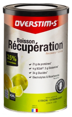 Overstims Boisson de Récupération Élite 420 g - Saveur : Citron - Citron Vert