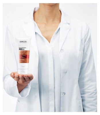 Vichy Dercos Kera Solutions Masque 2 Min. Réparateur Cheveux Agressés et Abîmés 200 ml