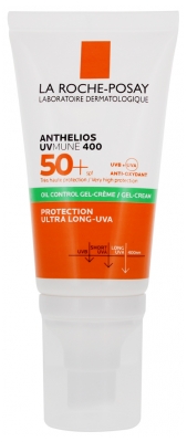 La Roche-Posay Anthelios UVmune 400 Gel-Crème Oil Control SPF50+ Avec Parfum 50 ml