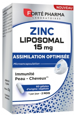 Forté Pharma Zinc Liposomal 15 mg 60 Gélules Végétales