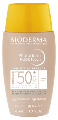Bioderma Photoderm Nude Touch SPF50+ 40 ml - Teinte : Claire