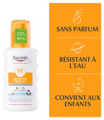 Eucerin Sun Protection Sensitive Protect Kids SPF50+ Spray 200 ml