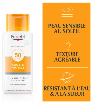 Eucerin Sun Protection Leb Protect Sun Gel-Crème SPF50+ 150 ml