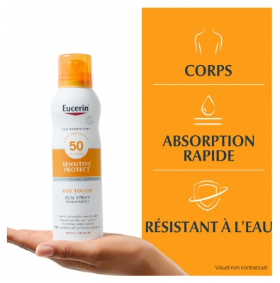 Eucerin Sun Protection Oil Control Brume Transparente Spray SPF50 200 ml