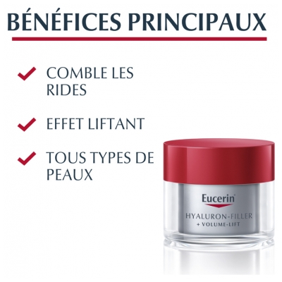 Eucerin Hyaluron-Filler + Volume-Lift Soin de Nuit 50 ml