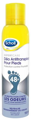 Scholl Expertcare Déo Antitranspirant Pour Pieds 48H 150 ml