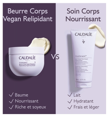 Caudalie Vinotherapist Beurre Corps Vegan Relipidant 250 ml