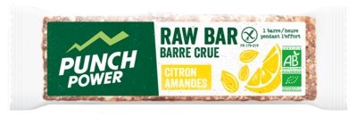 Punch Power Raw Bar Bio 35 g - Saveur : Citron Amandes