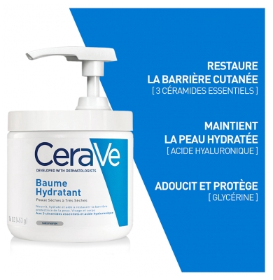 CeraVe Baume Hydratant avec Pompe 454 g