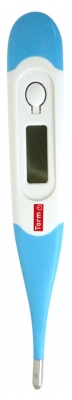 Torm Thermomètre Médical Electronique à Sonde Flexible - Couleur : Bleu