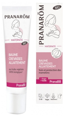 Pranarôm PranaBB Breastfeeding Crack Balm Organic 15ml
