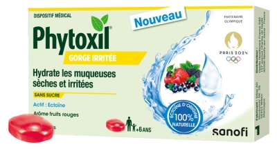 Sanofi Phytoxil Sore Throat red Fruits 16 Lozenges