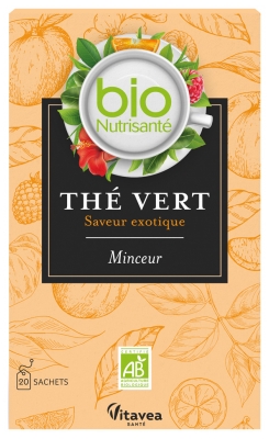 Vitavea Infusion Green Tea Exotic Flavor Organic 20 Sachets